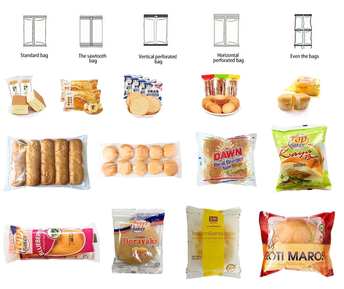 Automatic Cake and Bread Packing Machine